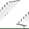 Mexen Fox paravan cadă cu două foi glisante 85 x 150 cm, transparent, gri metalizat periat - 891-085-002-66-00