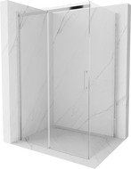 Mexen Omega cabină de duș extensibilă 100 x 80 cm, transparent, Crom - 825-100-080-01-00