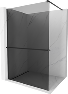 Mexen Kioto+ zuhanyfal polccal Walk-in 70 x 200 cm, grafit, fekete - 800-070-121-70-40