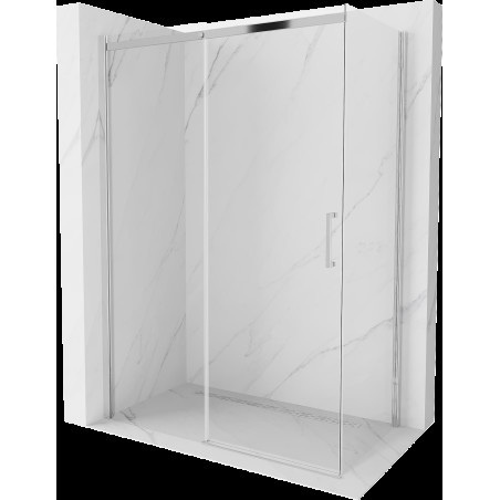 Mexen Omega cabină de duș extensibilă 130 x 70 cm, transparent, Crom - 825-130-070-01-00