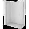 Mexen Omega cabină de duș extensibilă 150 x 70 cm, transparent, Crom - 825-150-070-01-00