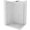 Mexen Omega cabina de duș glisantă 150 x 100 cm, transparentă, crom - 825-150-100-01-00