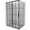 Mexen Rox cabină de duș culisantă stânga 95 x 85 cm, grilaj negru, negru - 8C2-095-085-70-77-L