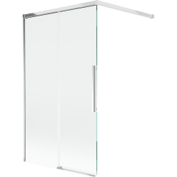 Mexen Rox paravan de baie, 2 panouri glisante, 120 x 150 cm, transparent, crom - 8C9-120-003-01-00