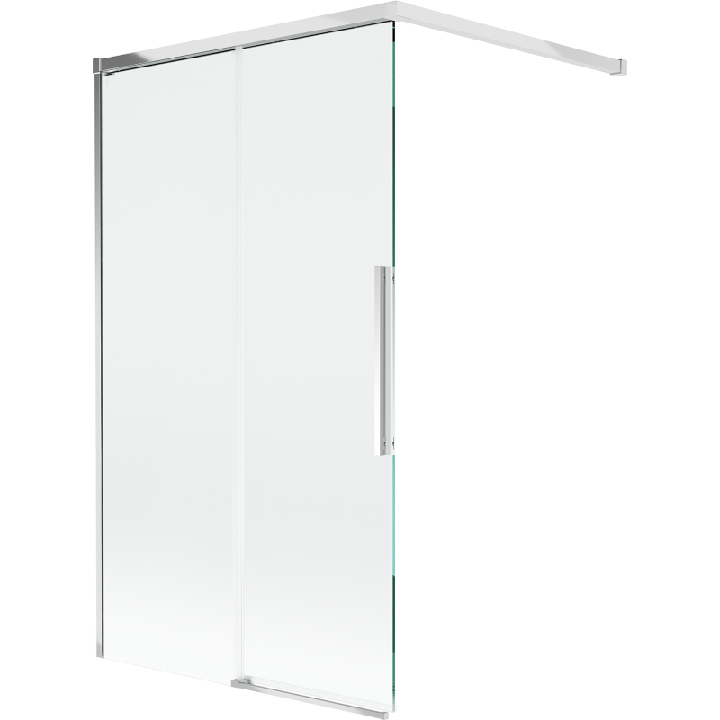 Mexen Rox kádparaván, 2-szárnyú tolóajtós, 120 x 150 cm, átlátszó, króm - 8C9-120-003-01-00