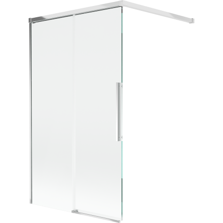 Mexen Rox paravan cadă 2 aripi culisante 140 x 150 cm, transparent, crom - 8C9-140-003-01-00