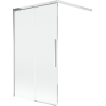Mexen Rox paravan cadă 2 aripi culisante 140 x 150 cm, transparent, crom - 8C9-140-003-01-00