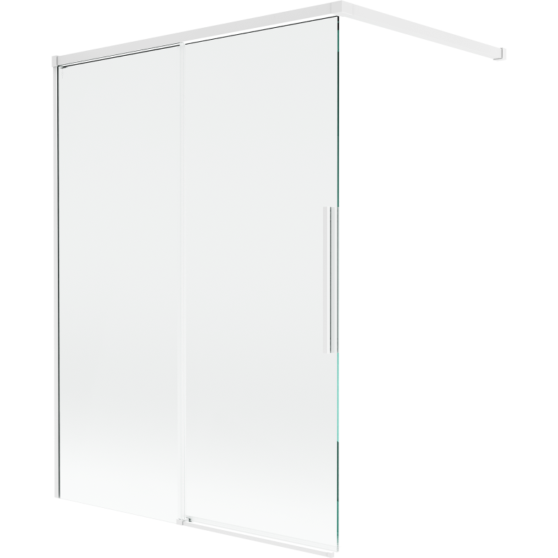 Mexen Rox paravan de baie cu 2 uși glisante 120 x 150 cm, transparent, alb - 8C9-120-003-20-00