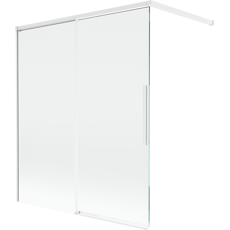 Mexen Rox paravan de baie cu 2 aripi culisante 140 x 150 cm, transparent, alb - 8C9-140-003-20-00