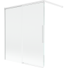 Mexen Rox kétszárnyú toló zuhanyfal 140 x 150 cm, átlátszó, fehér - 8C9-140-003-20-00