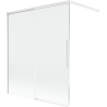 Mexen Rox paravan de baie cu 2 aripi culisante 140 x 150 cm, transparent, alb - 8C9-140-003-20-00