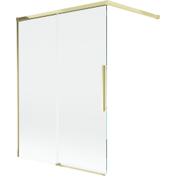 Mexen Rox paravan de baie cu 2 uși glisante 120 x 150 cm, transparent, auriu - 8C9-120-003-50-00