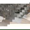 Mexen Omega tolóajtós zuhanykabin 130 x 70 cm, Átlátszó, Króm + zuhanytálca Flat - 825-130-070-01-00-4010