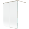 Mexen Rox paravan de baie cu 2 canaturi, glisant, 120 x 150 cm, transparent, nichel periat - 8C9-120-003-97-00