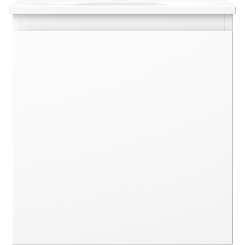 Mexen Orio dulap de baie 45 cm cu chiuvetă Vela, 1 sertar, alb mat - 91A10-04547-1-BF01-W23M01