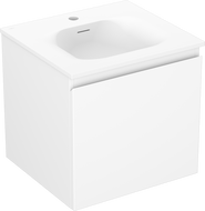 Mexen Orio dulap baie 50 cm cu chiuvetă Vela, 1 sertar, alb mat - 91A10-05047-1-BF01-W23M01