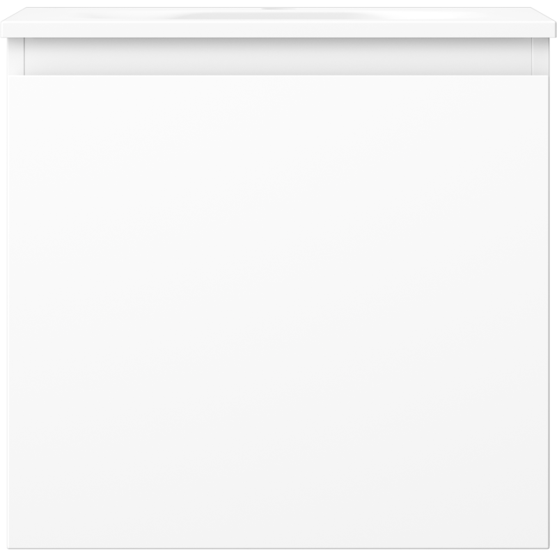Mexen Orio fürdőszobai szekrény 50 cm mosdóval Vela, 1 fiók, fehér matt - 91A10-05047-1-BF01-W23M01