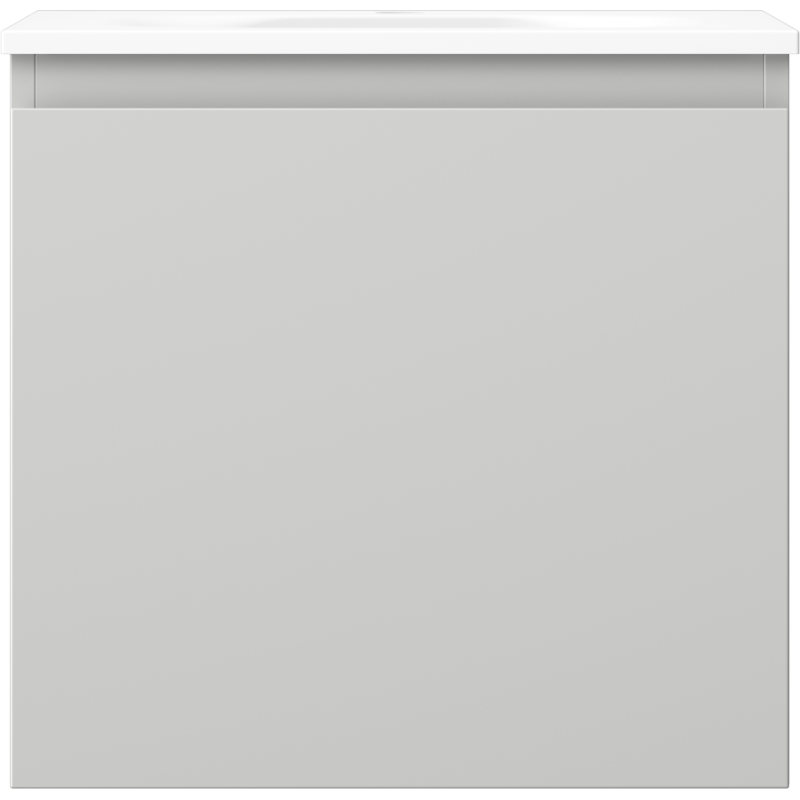 Mexen Orio dulap baie 50 cm cu chiuvetă Vela, 1 sertar, gri mat/alb mat - 91A10-05047-1-BF62-W23M01