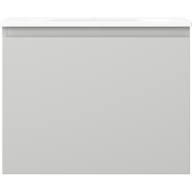 Mexen Orio dulap baie 60 cm cu lavoar Vela, 1 sertar, gri mat/alb mat - 91A10-06047-1-BF62-W23M01