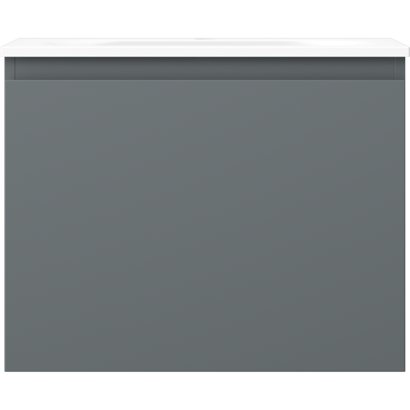 Mexen Orio dulap baie 60 cm cu lavoar Vela, 1 sertar, grafit mat/alb mat - 91A10-06047-1-BF66-W23M01