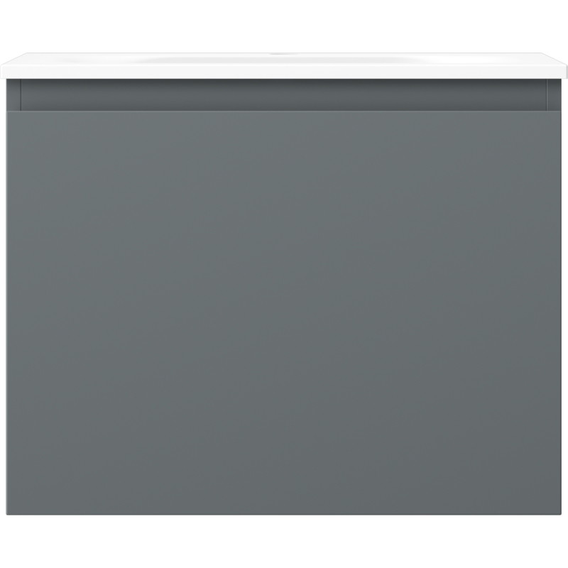 Mexen Orio dulap baie 60 cm cu lavoar Vela, 1 sertar, gri mat/alb mat - 91A10-06047-1-BF66-W23M01