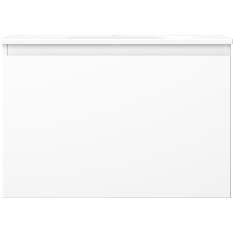 Mexen Orio 70 cm-es fürdőszobai szekrény Vela mosdóval, 1 fiók, fehér matt - 91A10-07047-1-BF01-W23M01