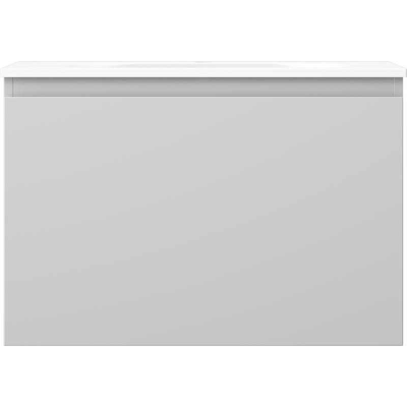 Mexen Orio dulap baie 70 cm cu lavoar Vela, 1 sertar, gri mat/alb mat - 91A10-07047-1-BF62-W23M01
