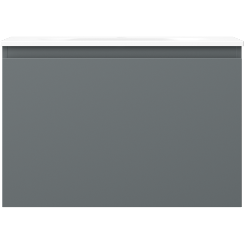 Mexen Orio dulap baie 70 cm cu chiuvetă Vela, 1 sertar, grafit mat/alb mat - 91A10-07047-1-BF66-W23M01