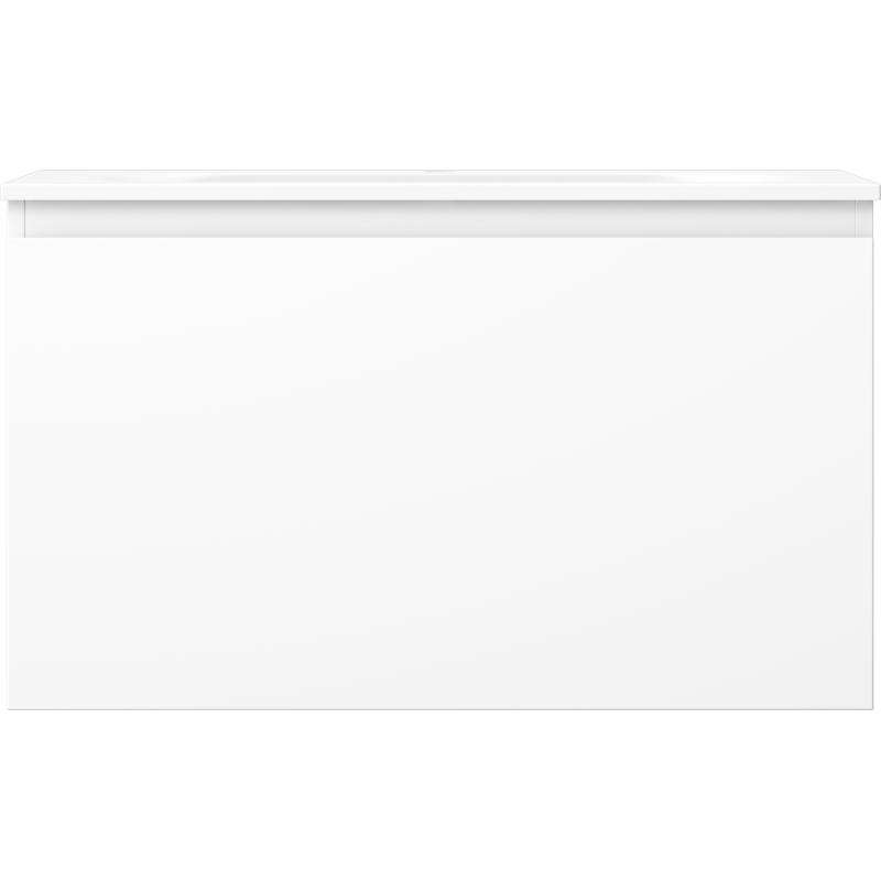 Mexen Orio fürdőszobai szekrény 80 cm mosdóval Vela, 1 fiók, fehér matt - 91A10-08047-1-BF01-W23M01