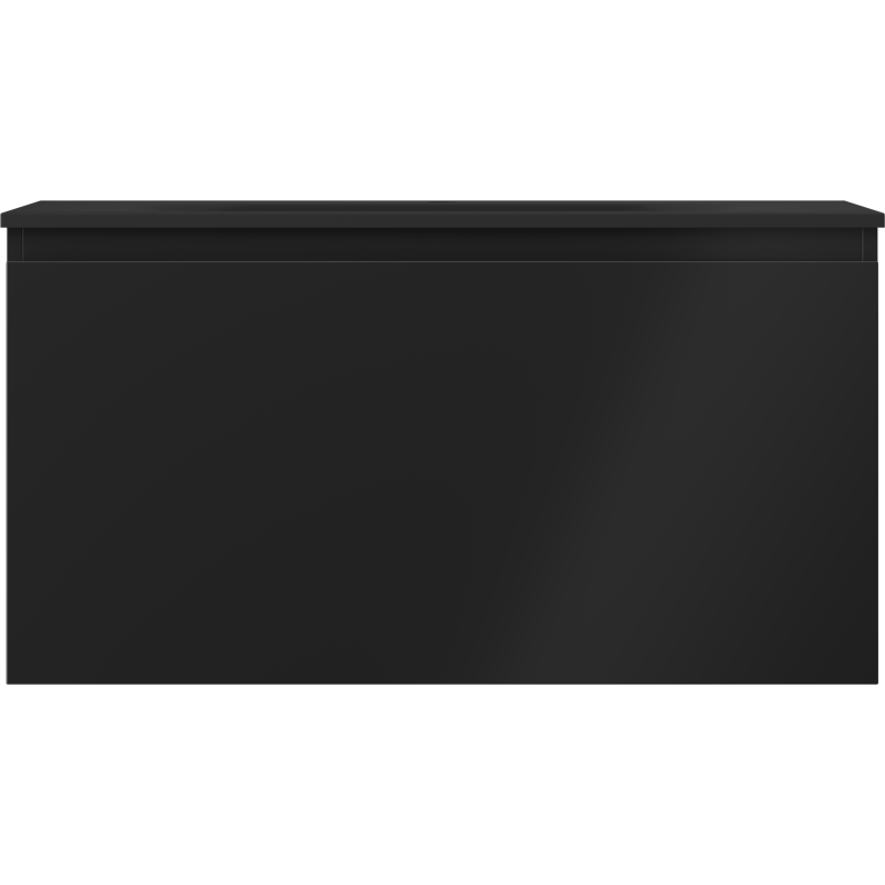 Mexen Orio dulap de baie 90 cm cu chiuvetă Vela, 1 sertar, negru mat - 91A10-09047-1-BF71-W23M71