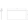 Mexen Orio dulap baie 90 cm cu lavoar Vela, 1 sertar, negru mat - 91A10-09047-1-BF71-W23M71