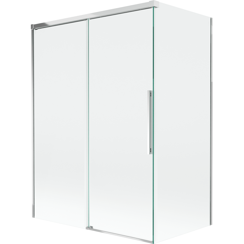 Mexen Rox paravan de baie cu 2 uși culisante 120 + 70 x 150 cm, transparent, crom - 8C9-120-070-01-00