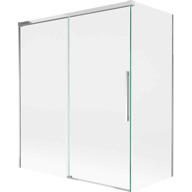 Mexen Rox paravan de baie cu 2 uși culisante 140 + 70 x 150 cm, transparent, crom - 8C9-140-070-01-00