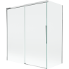 Mexen Rox paravan de baie cu 2 uși culisante 140 + 70 x 150 cm, transparent, crom - 8C9-140-070-01-00