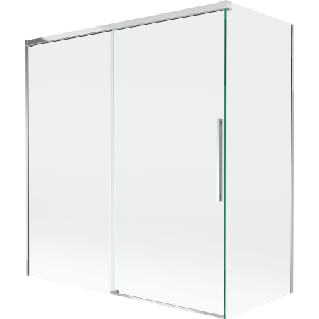 Perete de duș Mexen Rox, glisant, cu 2 aripi, 150 + 70 x 150 cm, transparent, crom - 8C9-150-070-01-00
