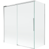 Mexen Rox 2-paneles, toló zuhanyfal 150 + 70 x 150 cm, átlátszó, króm - 8C9-150-070-01-00