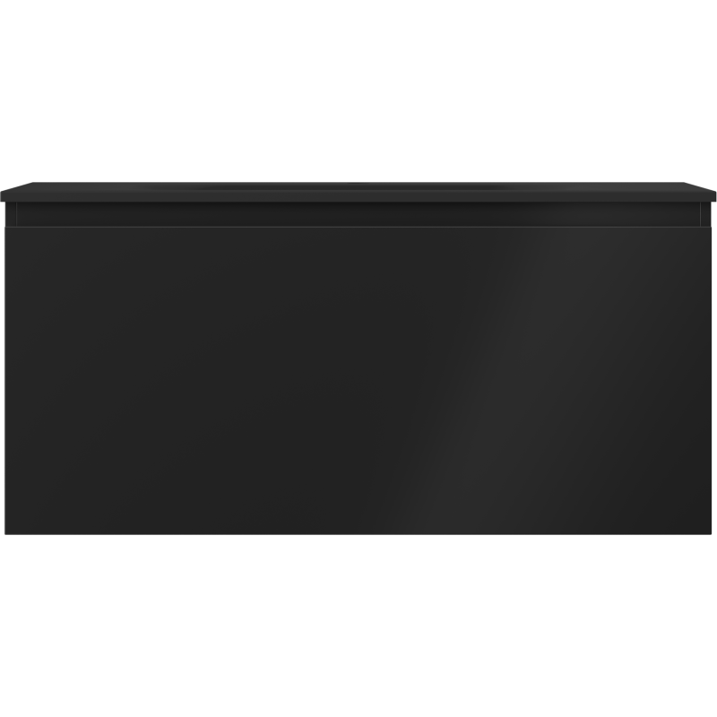 Mexen Orio dulap baie 100 cm cu lavoar Vela, 1 sertar, negru mat - 91A10-10047-1-BF71-W23M71