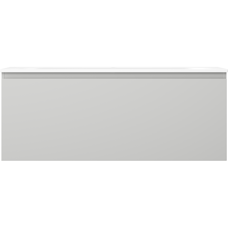 Mexen Orio dulap baie 120 cm cu chiuvetă Vela, 1 sertar, gri mat/alb mat - 91A10-12047-1-BF62-W23M01