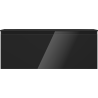 Mexen Orio dulap baie 120 cm cu lavoar Vela, 1 sertar, negru lucios/mat negru - 91A10-12047-1-BF70-W23M71