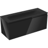 Mexen Orio dulap baie 120 cm cu lavoar Vela, 1 sertar, negru lucios/negru mat - 91A10-12047-1-BF70-W23M71