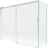 Paravan cadă Mexen Rox 2-paneluri glisante 190 + 80 x 150 cm, transparent, crom - 8C9-190-080-01-00