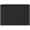 Mexen Rivel dulap baie 70 cm cu chiuvetă Otis, 1 sertar, cu nervuri, negru mat - 91A20-07047-1-BF71-W18M71