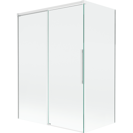 Mexen Rox paravan de baie glisant cu 2 aripi 120 + 70 x 150 cm, transparent, alb - 8C9-120-070-20-00