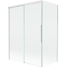 Mexen Rox paravan de baie glisant cu 2 aripi 120 + 70 x 150 cm, transparent, alb - 8C9-120-070-20-00