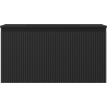 Mexen Rivel dulap baie 90 cm cu lavoar Otis, 1 sertar, canelat, negru mat - 91A20-09047-1-BF71-W18M71