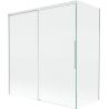 Mexen Rox paravan de duș cu 2 uși glisante 150 + 70 x 150 cm, transparent, alb - 8C9-150-070-20-00