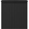 Mexen Rivel dulap baie 45 cm cu lavoar Vela, 1 sertar, canelat, negru mat - 91A20-04547-1-BF71-W23M71