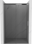 Mexen Omega 160 cm-es toló zuhanyajtó, grafit, króm - 825-160-000-01-40