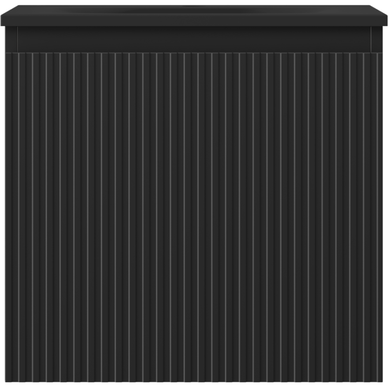 Mexen Rivel dulap de baie 50 cm cu chiuvetă Vela, 1 sertar, texturat, negru mat - 91A20-05047-1-BF71-W23M71