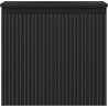 Dulap de baie Mexen Rivel 50 cm cu chiuvetă Vela, 1 sertar, canelat, negru mat - 91A20-05047-1-BF71-W23M71